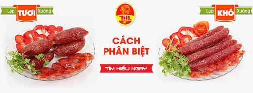 Lạp xưởng tươi và Lạp xưởng khô làm sao để phân biệt?